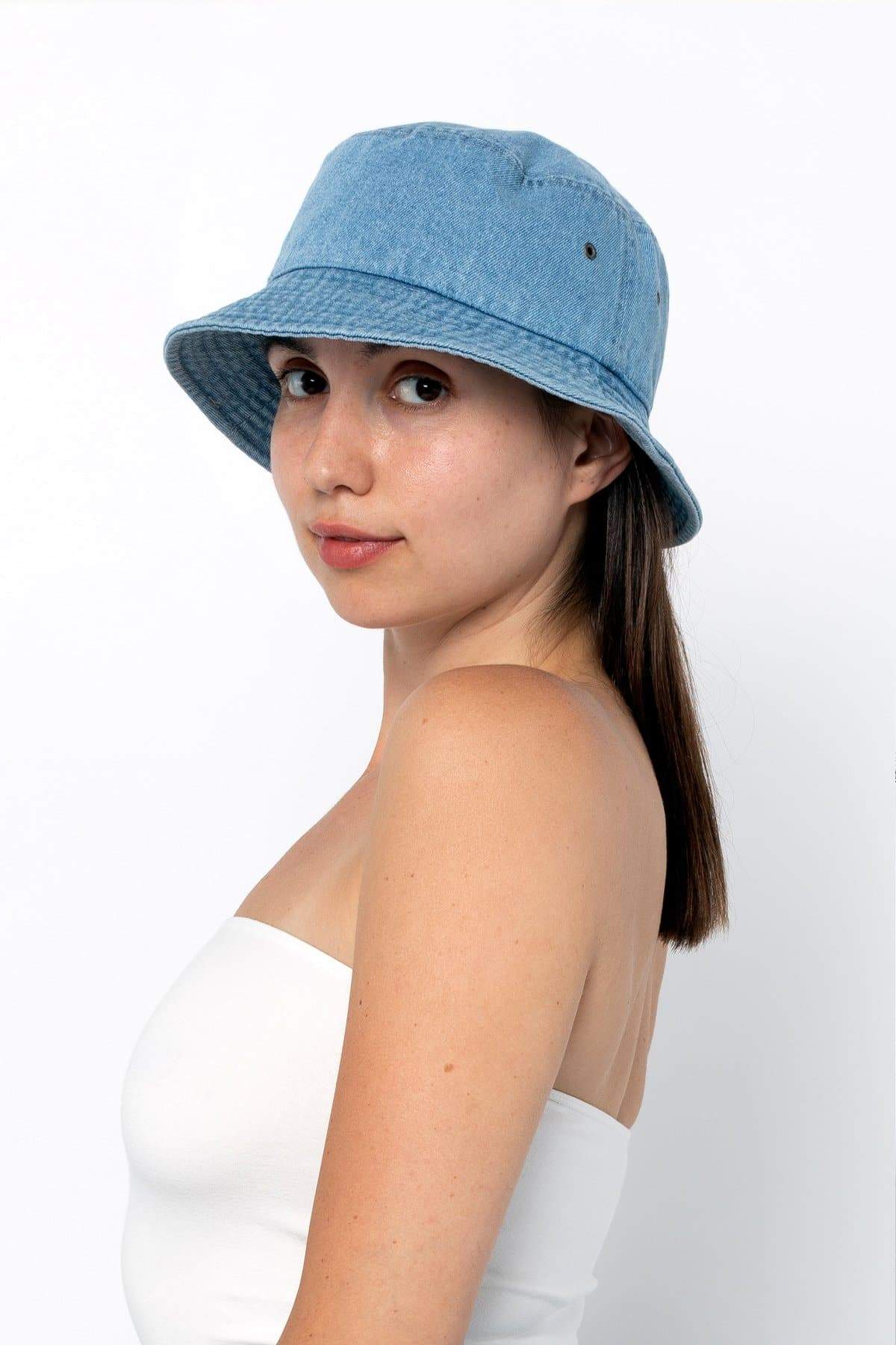 HAT01 - Unisex Denim Bucket Hat – losangelesapparel-eu