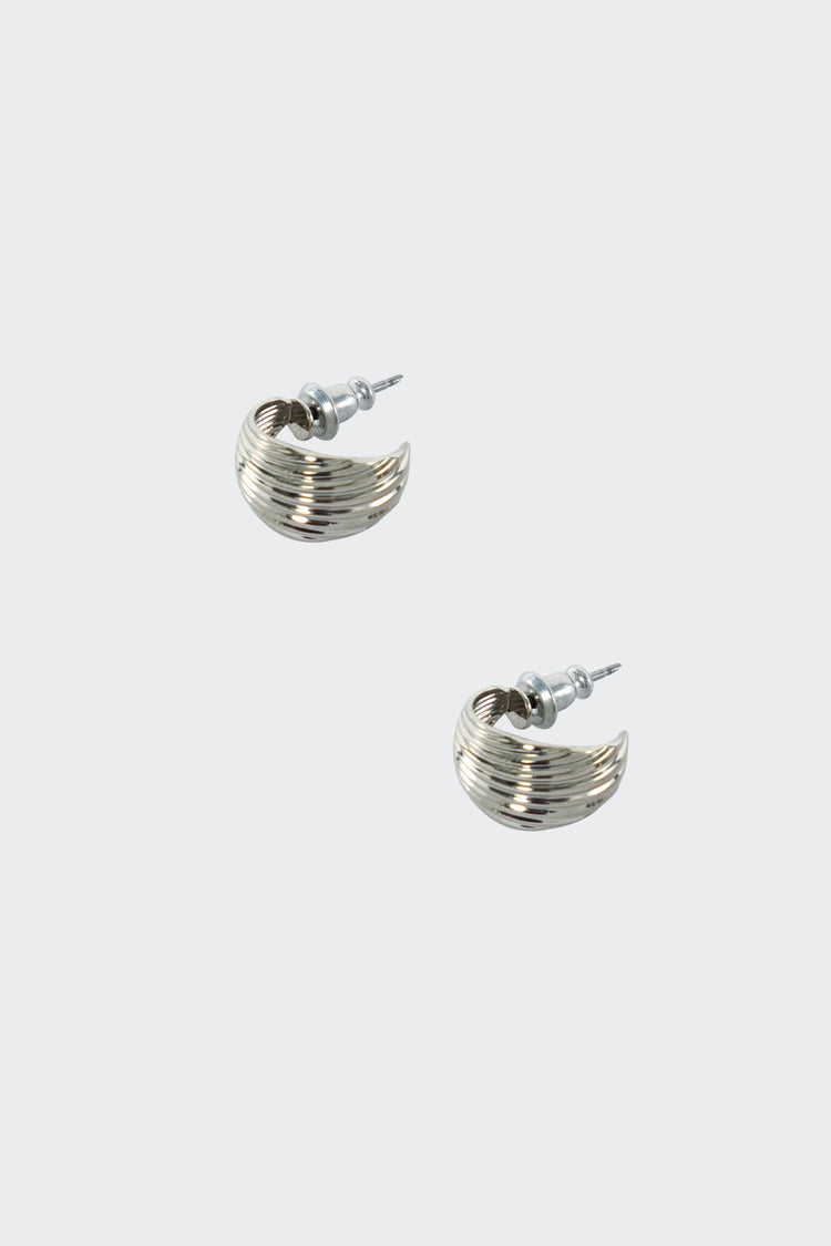 JWLMR - Mini Ridge Hoop Earrings