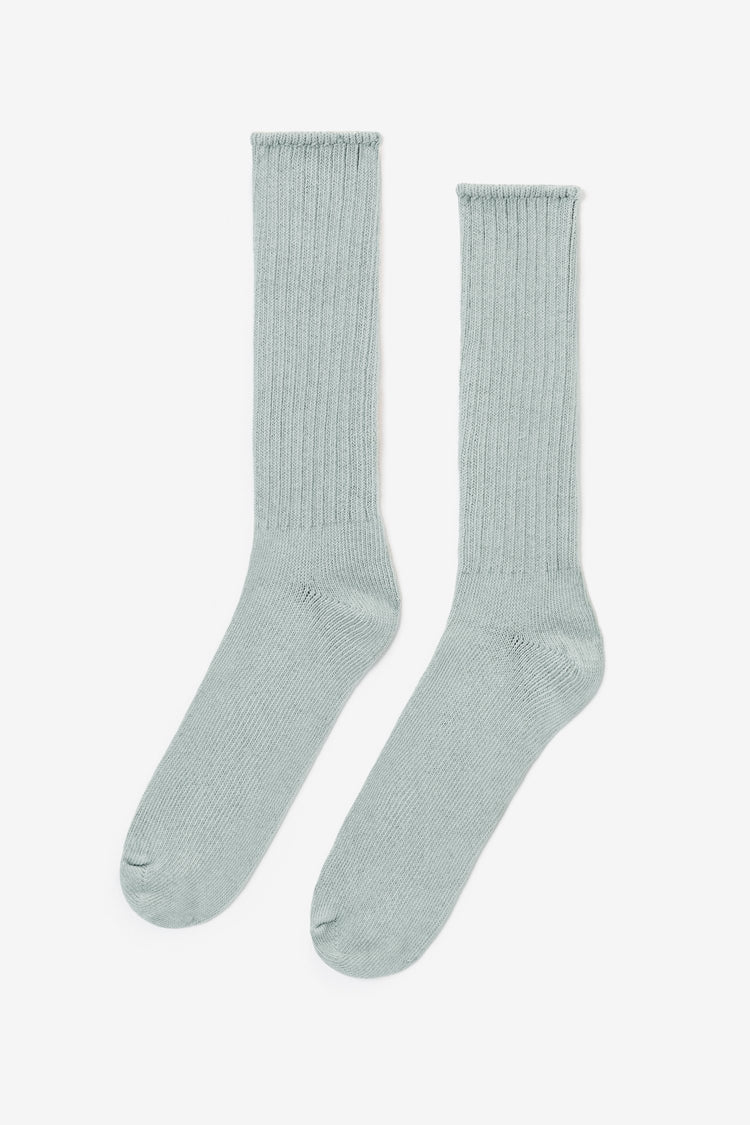 RIBCSOCK - Flat Knit Rib Crew Sock
