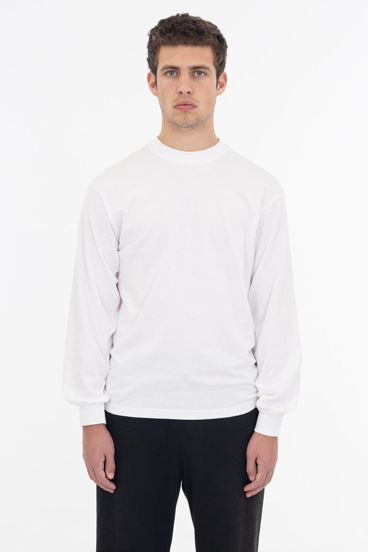 1807GD - 6.5oz Long Sleeve Garment Dye Crew Neck T-Shirt