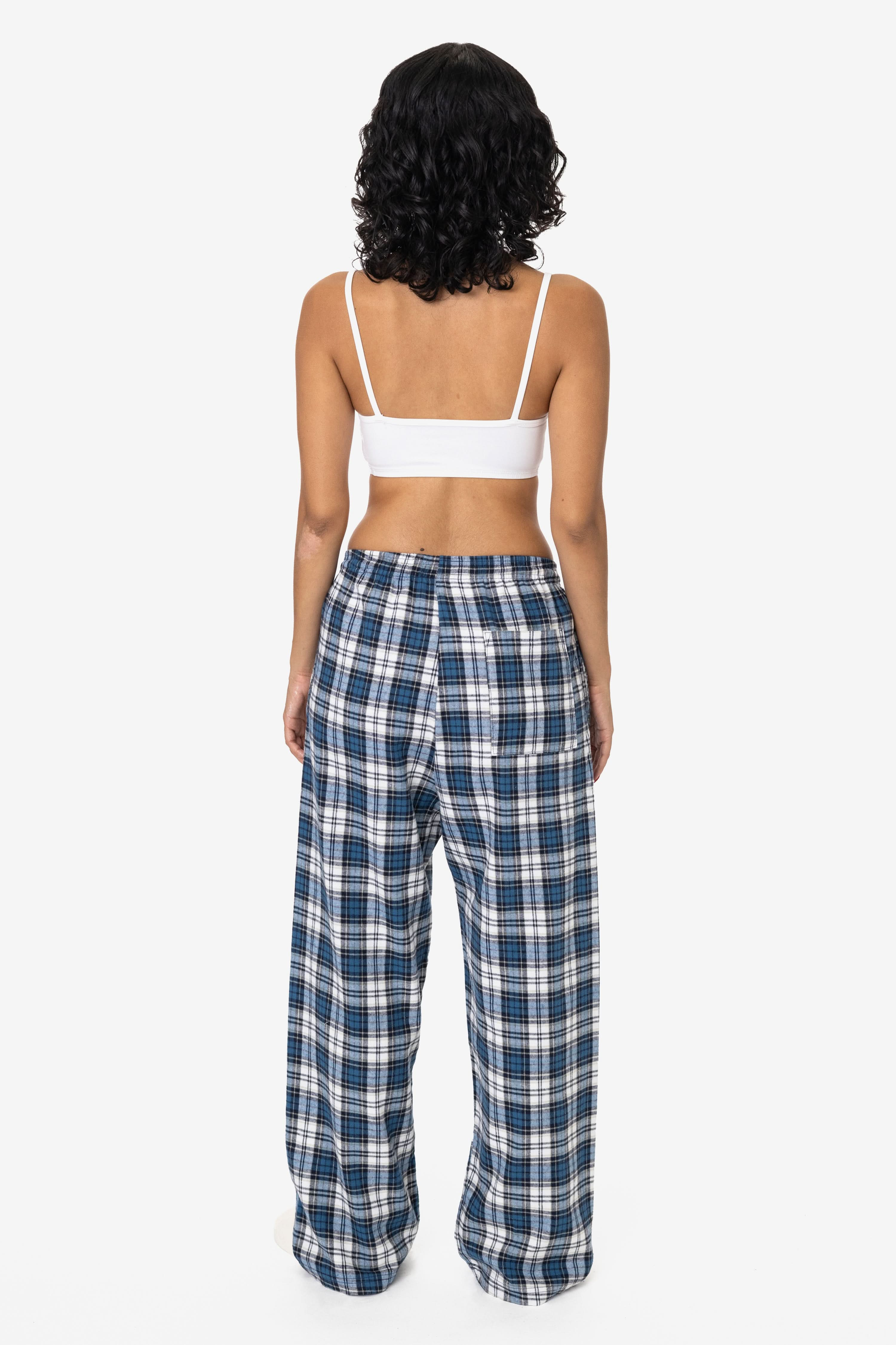 White/Blue/Navy Plaid