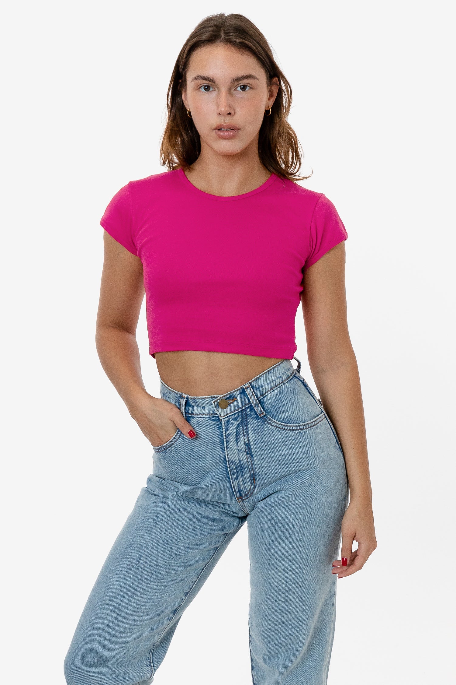 Half Sleeve Women Crop Tops T Shirts, Daily Wear at Rs 500/piece in Vapi