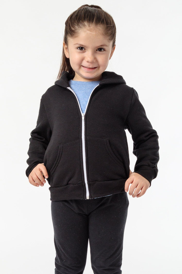 F1097 - Toddler Poly Cotton Zip Hoodie