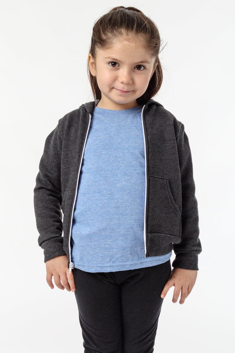 F1097 - Toddler Poly Cotton Zip Hoodie