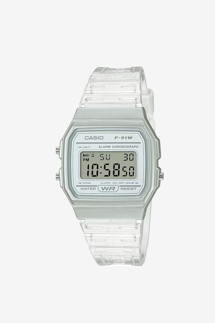 WCHD7CF - Casio Unisex Digital Clear Jelly Strap Watch