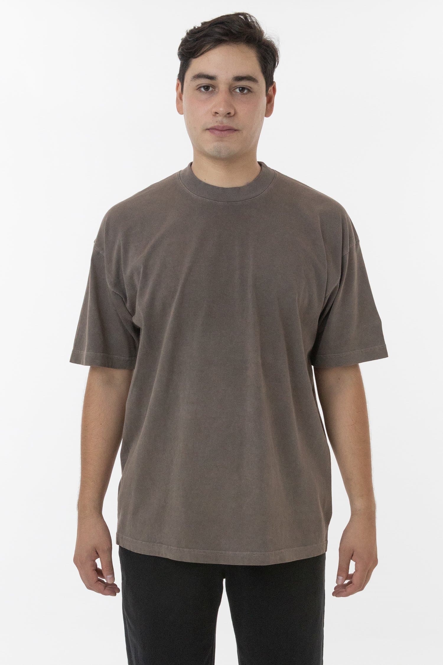 1801GD - 6.5oz Garment Dye Crew Neck T-Shirt – losangelesapparel-eu