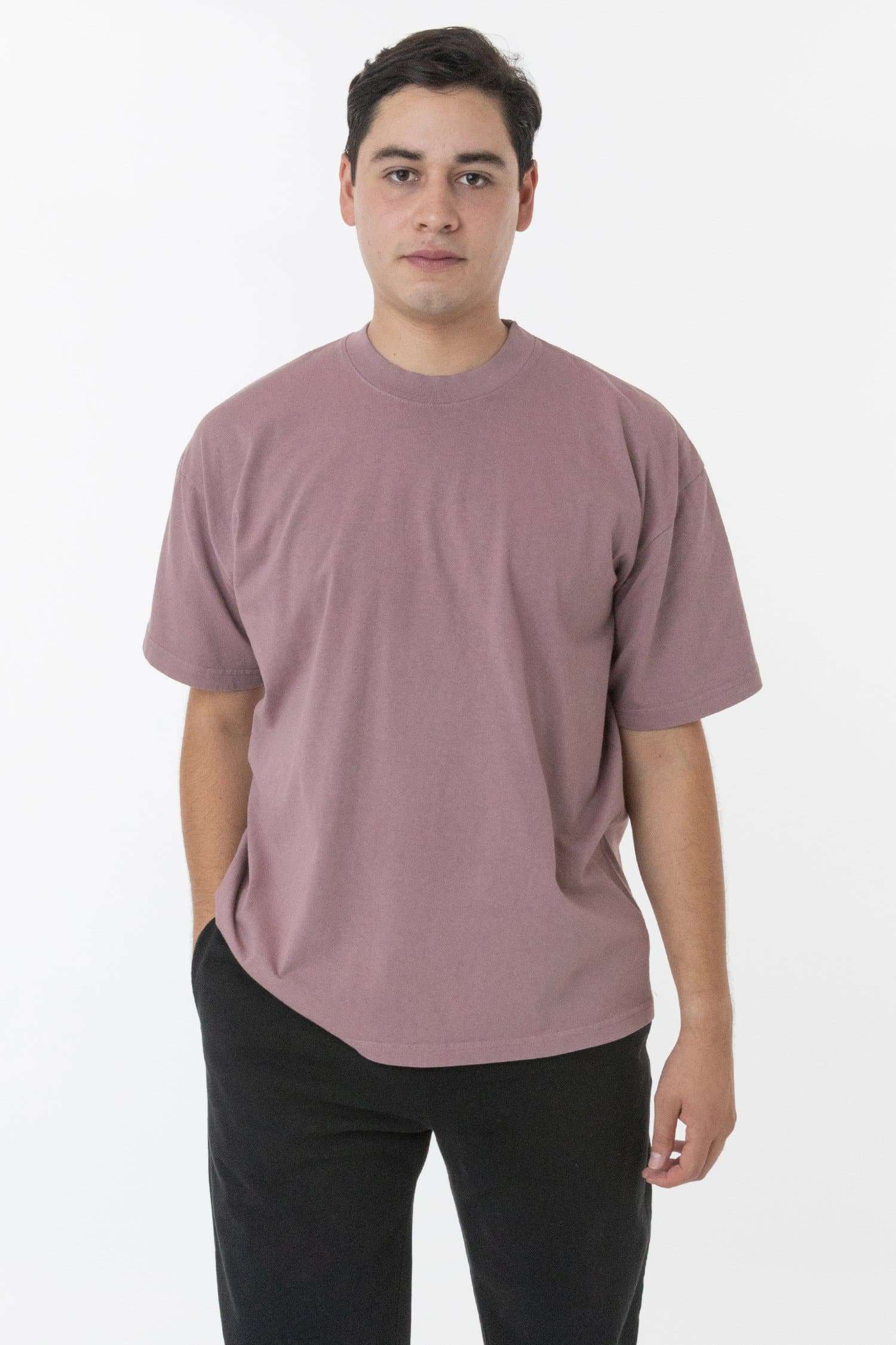 1801GD - 6.5oz Garment Dye Pastel Crew Neck T-Shirt