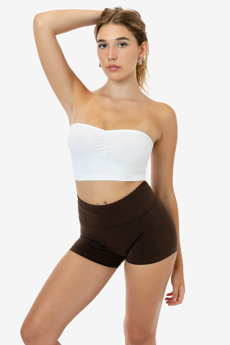 8337GD - Garment Dye Ruched Front Tube Top