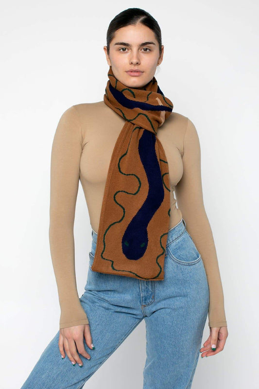 Mokalunga Snood Horla Bleu - Accessoires textile echarpe Femme 39,90 €