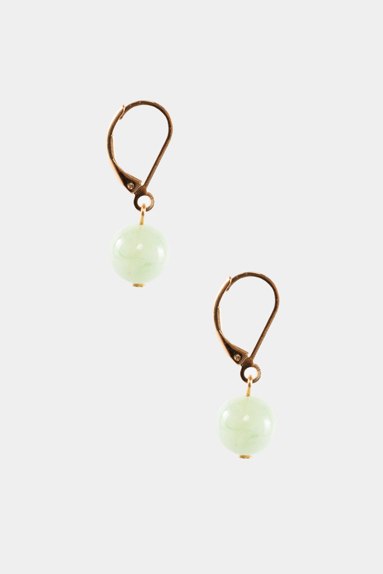 JWL10MM - 10mm Round Lucite Drop Earrings