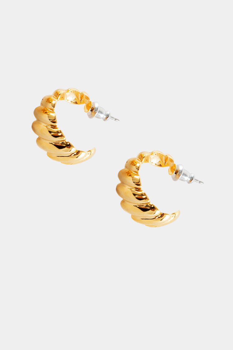 JWLMC - Croissant Hoop Earrings