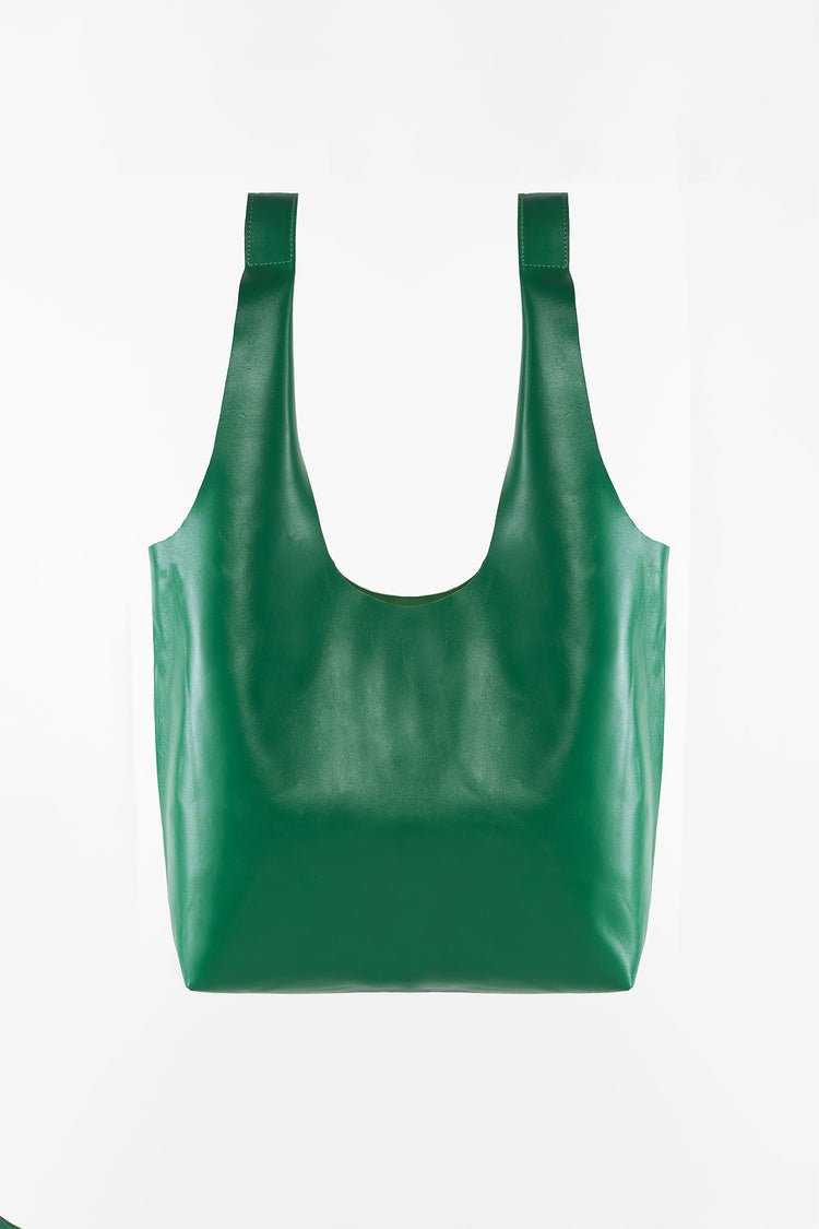 RLH3406 - Monochromatic Leather Shopping Bag