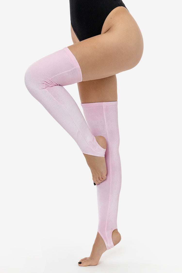 VVT3069 - Velvet Thigh High Stirrup Sock