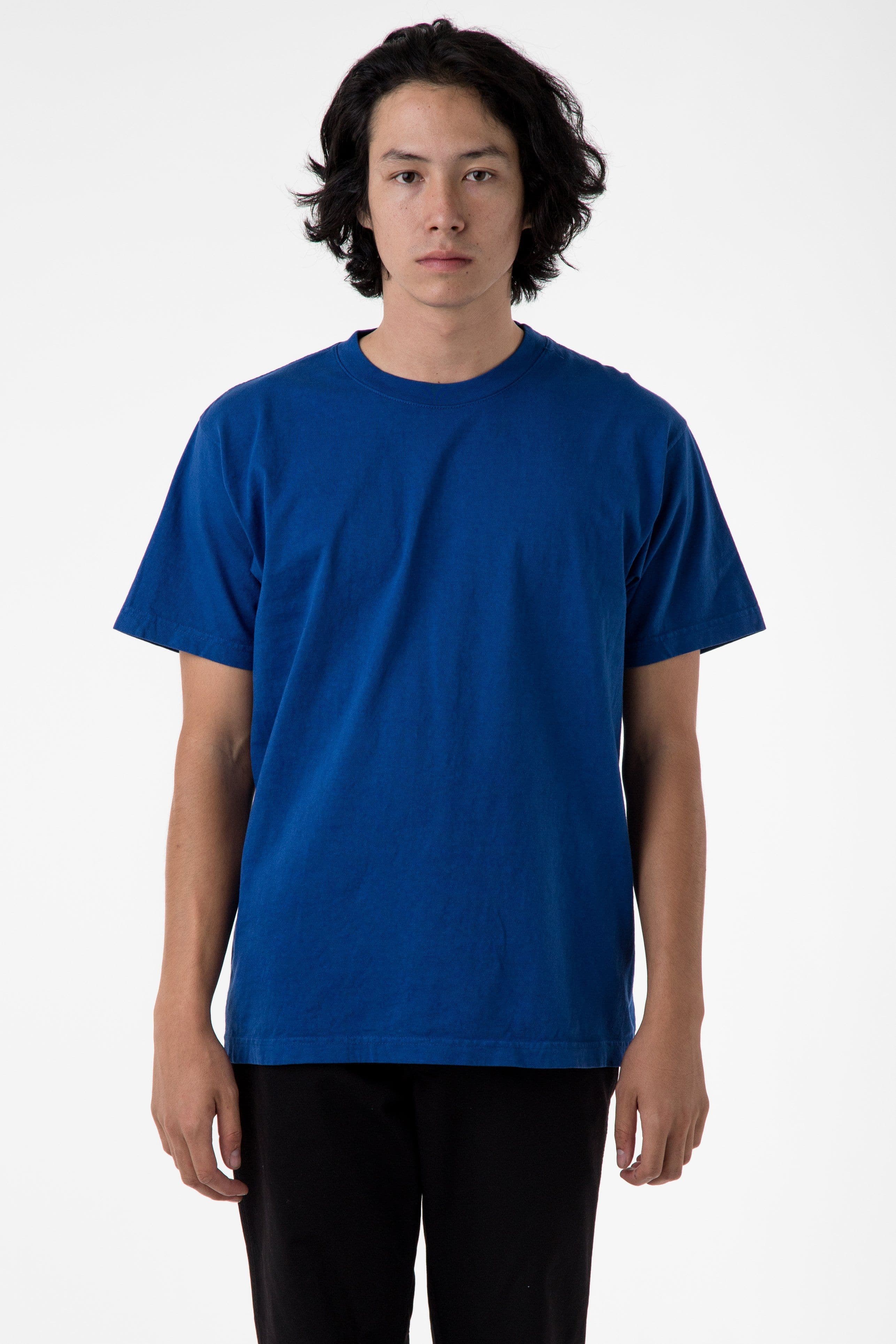 1801GD - 6.5oz Garment Dye Crew Neck T-Shirt – losangelesapparel-eu