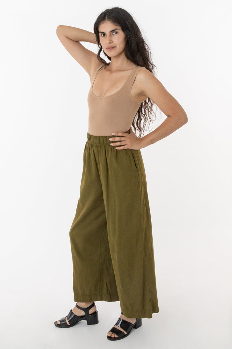 RCT308 - Cotton Twill Wide Pants