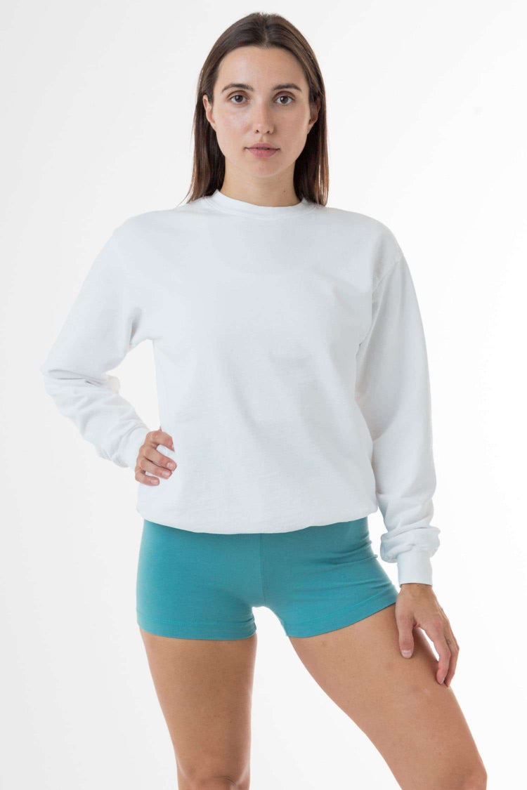 MWT07GD Unisex - Long Sleeve Garment Dye French Terry Pullover